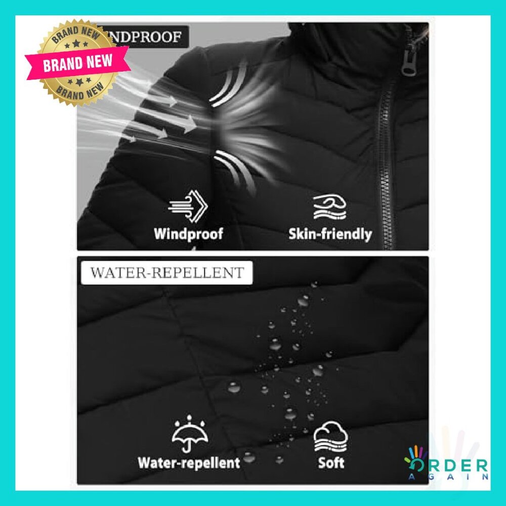 Lightweight Packable Puffer Jacket Winter Warm Qu… - image 5